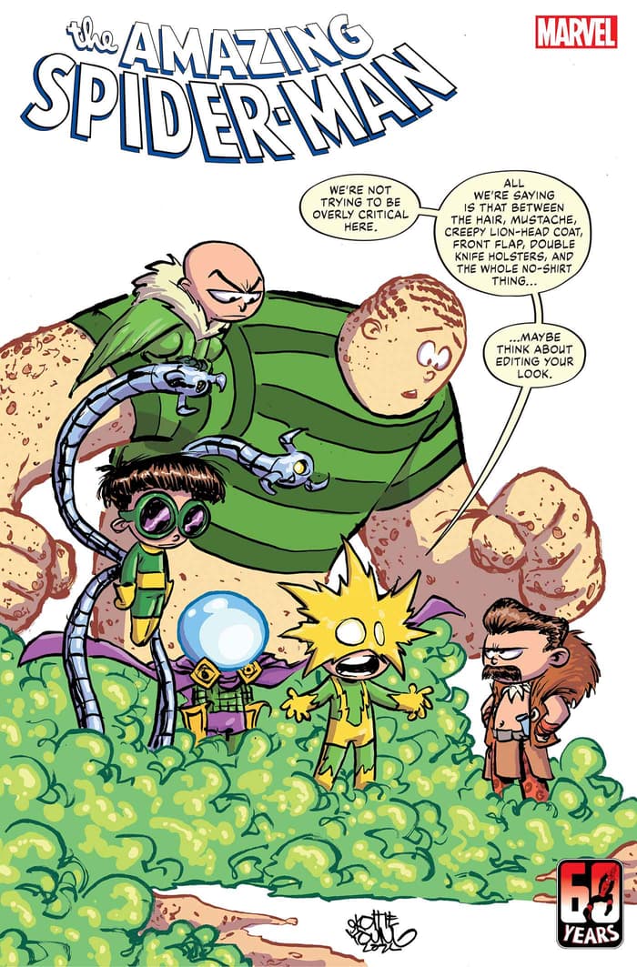 Amazing Spider-Man #6 Variant Cover by Skottie Young