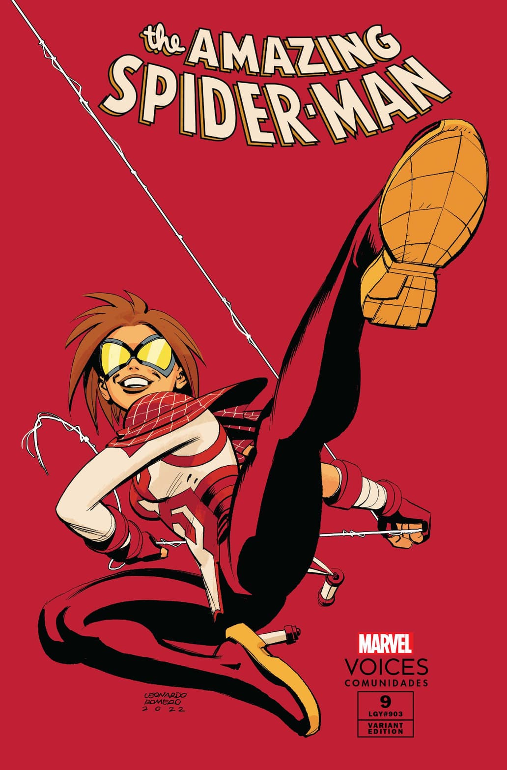 AMAZING SPIDER-MAN #9 MARVEL’S VOICES COMMUNITY VARIANT COVER by LEONARDO ROMERO
