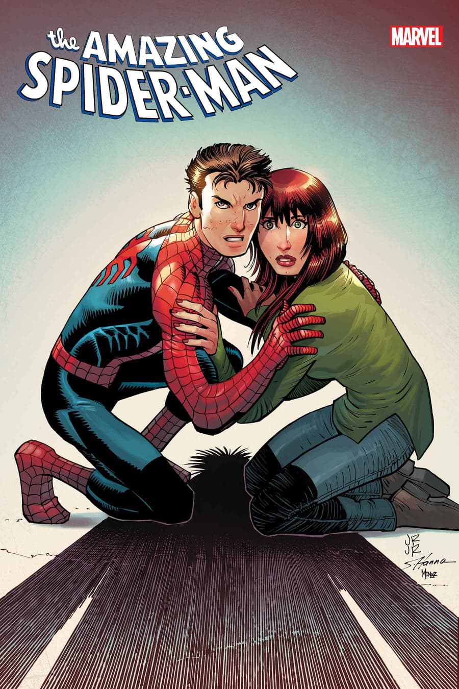 THE AMAZING SPIDER-MAN (2022) #21 cover by John Romita Jr.