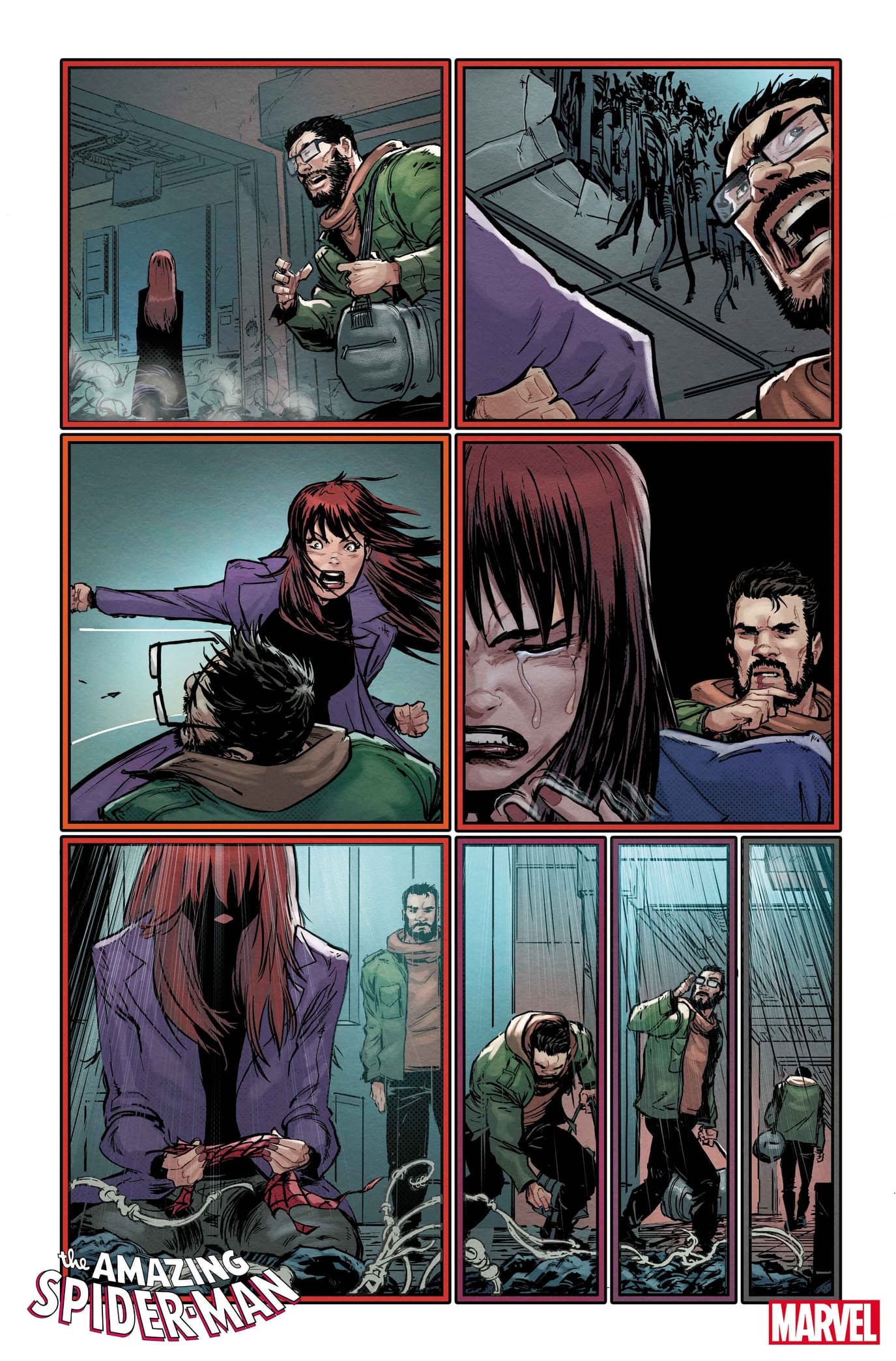 AMAZING SPIDER-MAN #25 Interior Artwork by Kaare Andrews