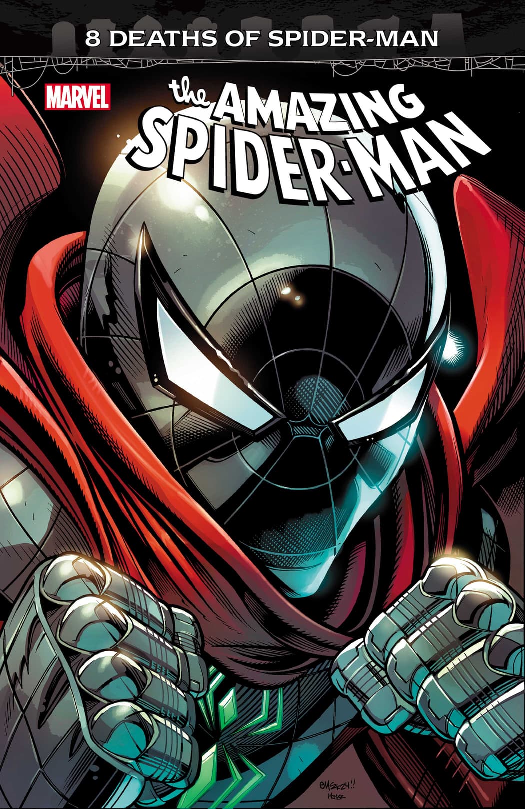 SDCC 2024 '8 Deaths of SpiderMan' Saga Debuts a DoomInspired Suit