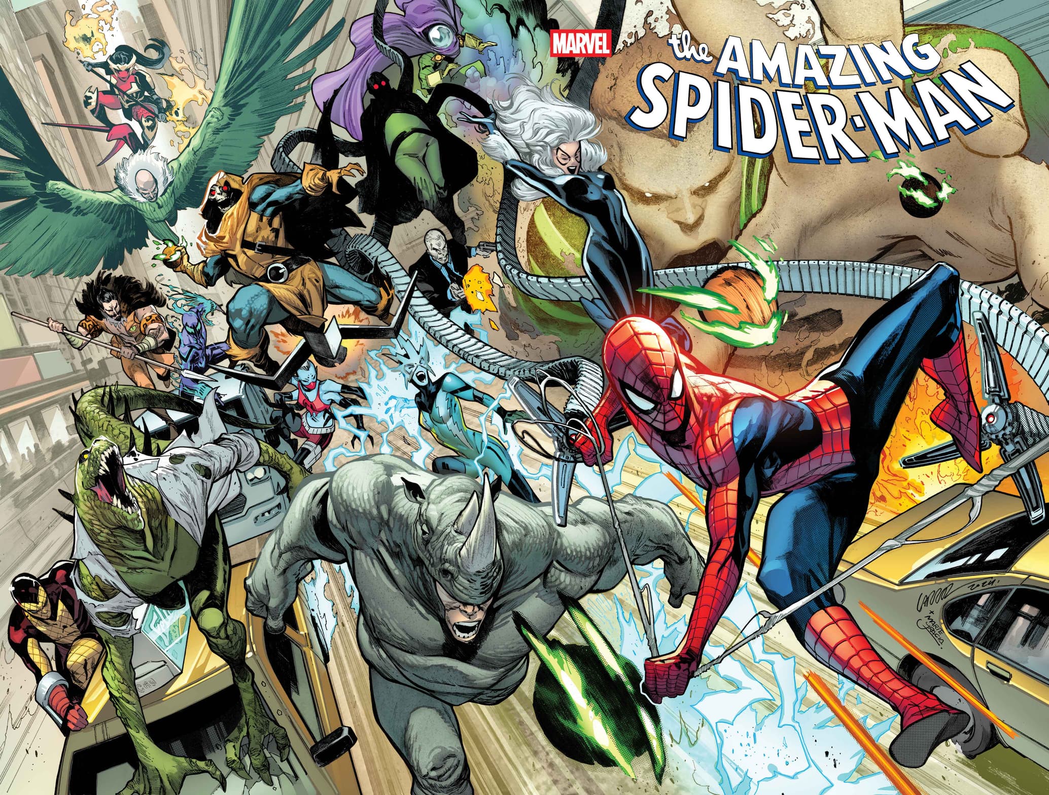 AMAZING SPIDER-MAN (2025) #1Wraparound Cover by PEPE LARRAZ