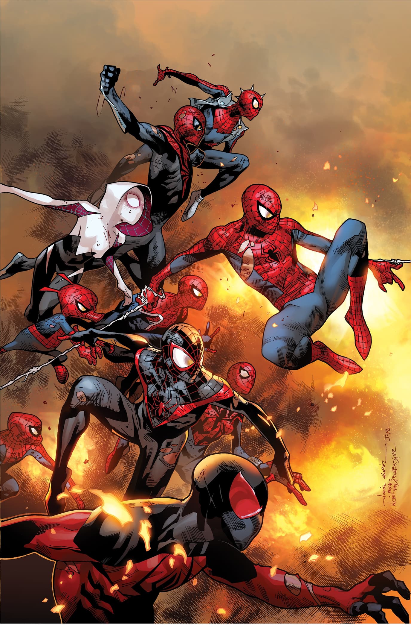 The cover to AMAZING SPIDER-MAN (2014) #13.