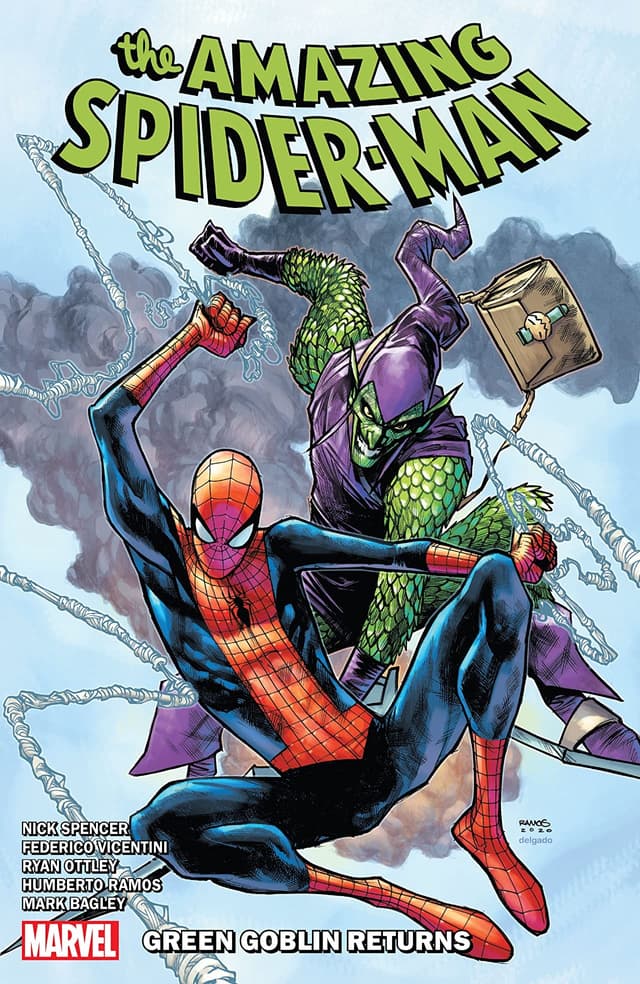 Cover to AMAZING SPIDER-MAN BY NICK SPENCER VOL. 10: GREEN GOBLIN RETURNS.