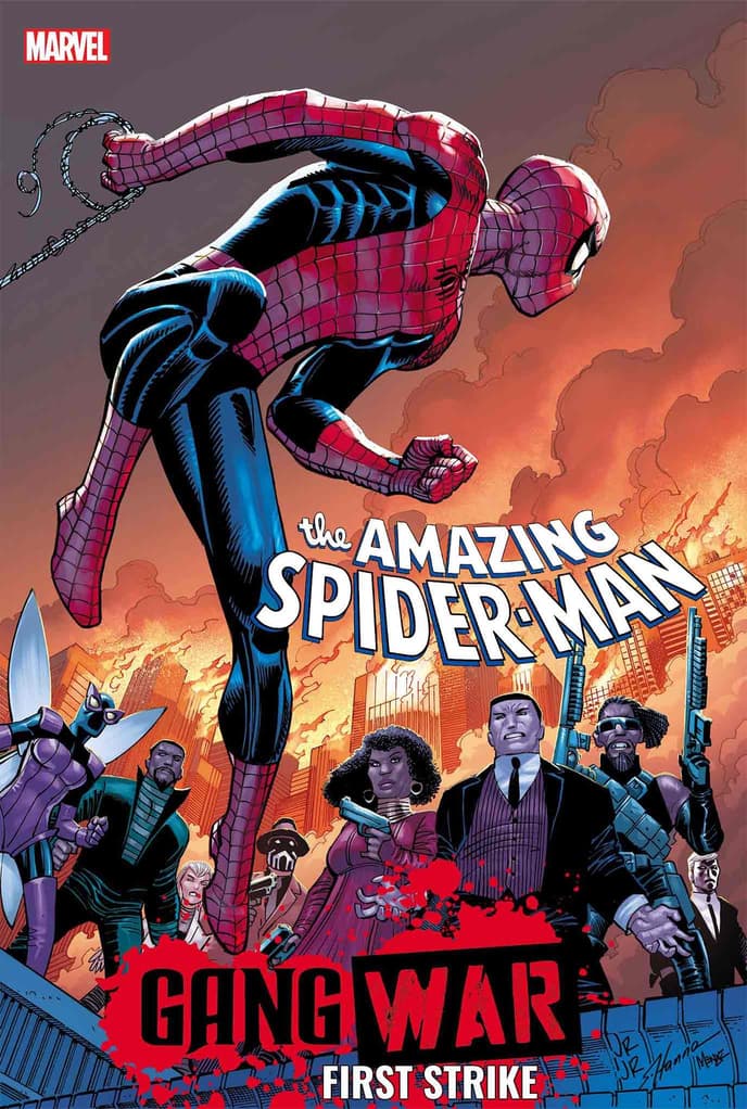 AMAZING SPIDER-MAN GANG WAR: FIRST STRIKE #1 cover by John Romita Jr.