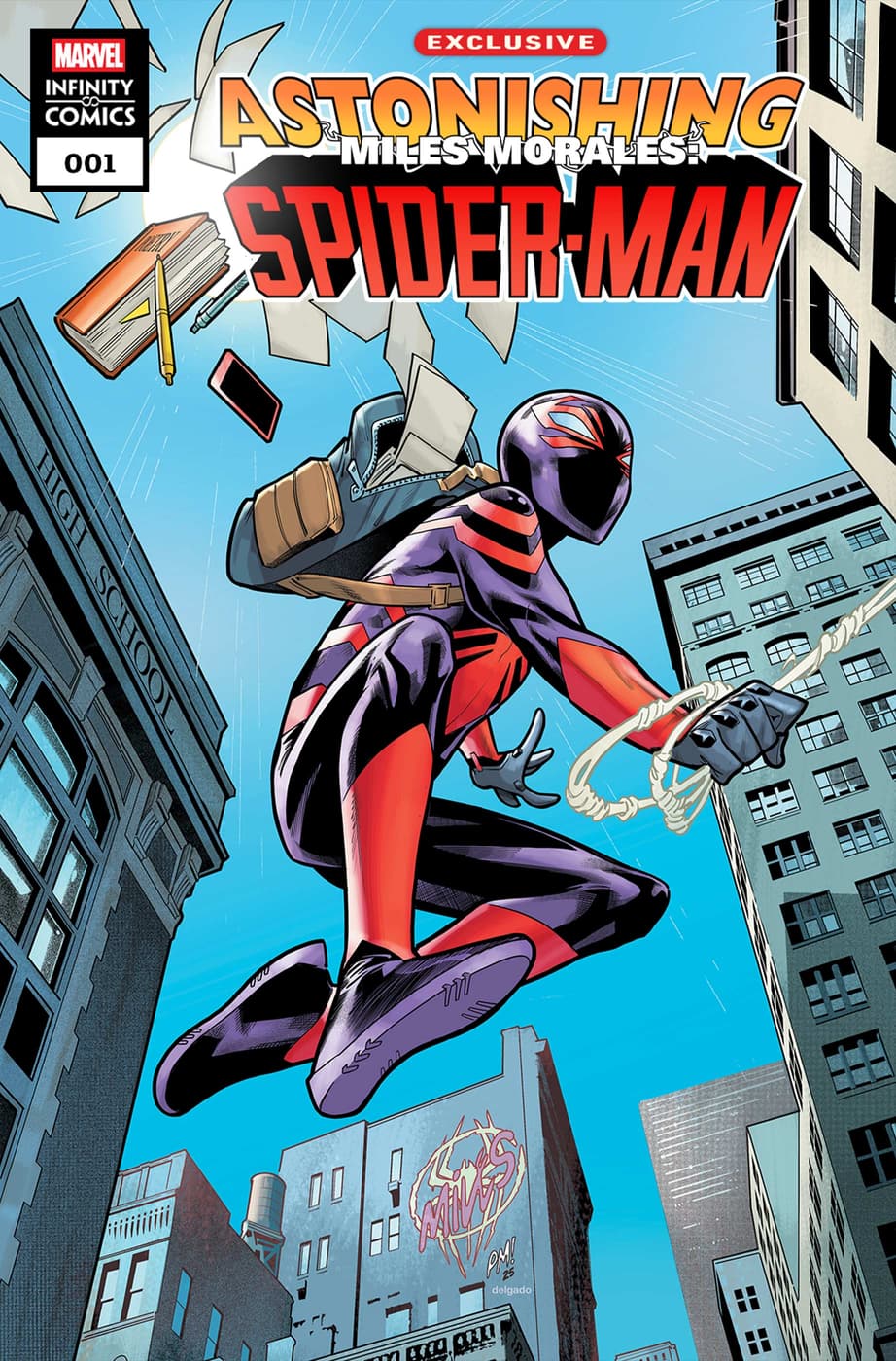 ASTONISHING MILES MORALES: SPIDER-MAN INFINITY COMIC (2025) #1 cover by Paco Medina and Edgar Delgado