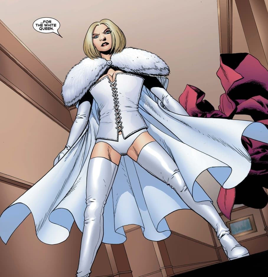 A flashback to Frost’s first appearance in ASTONISHING X-MEN (2004) #16.