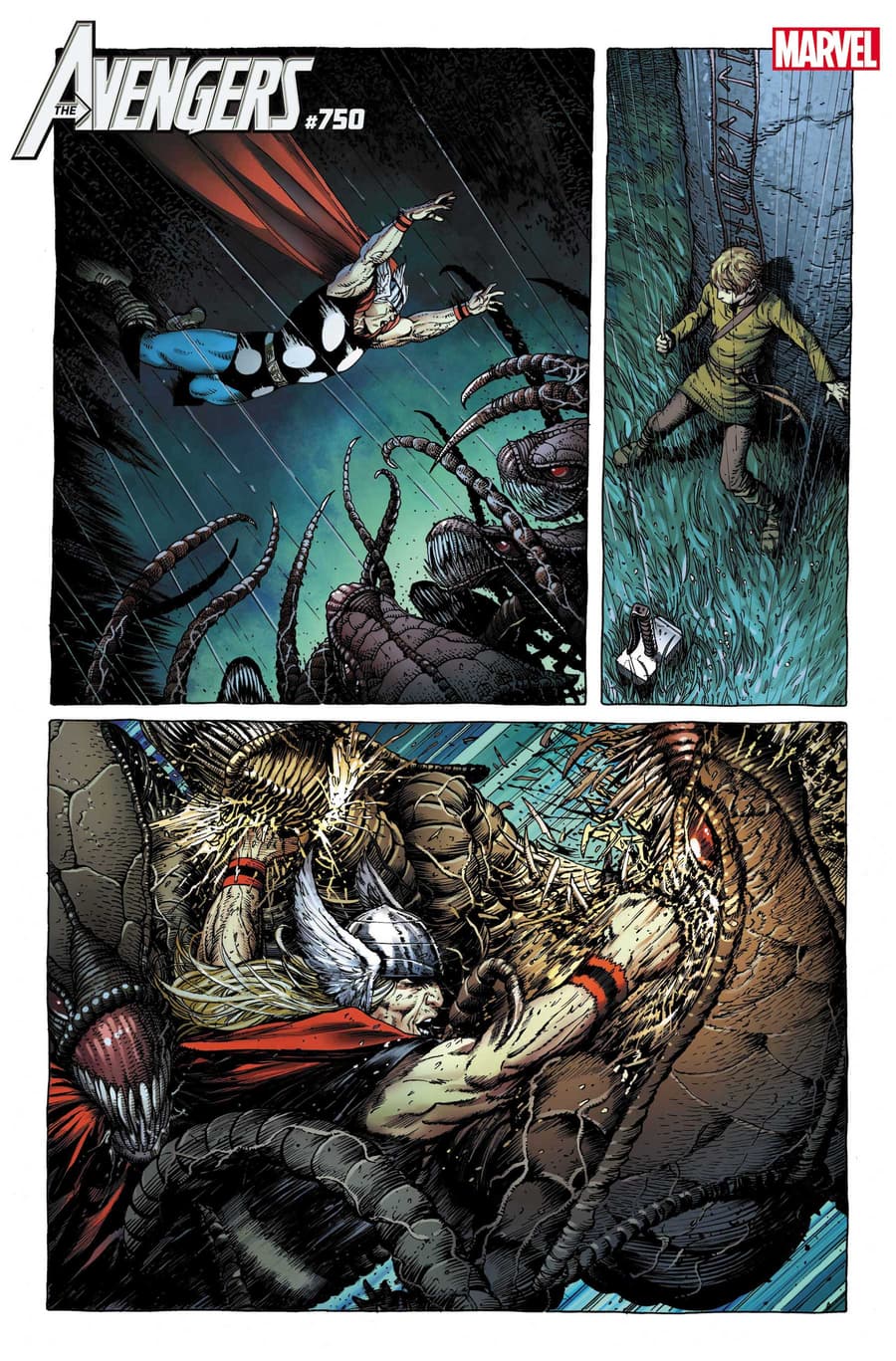 AVENGERS #750 Preview Art by Steve McNiven, Colors by Frank D’Armata