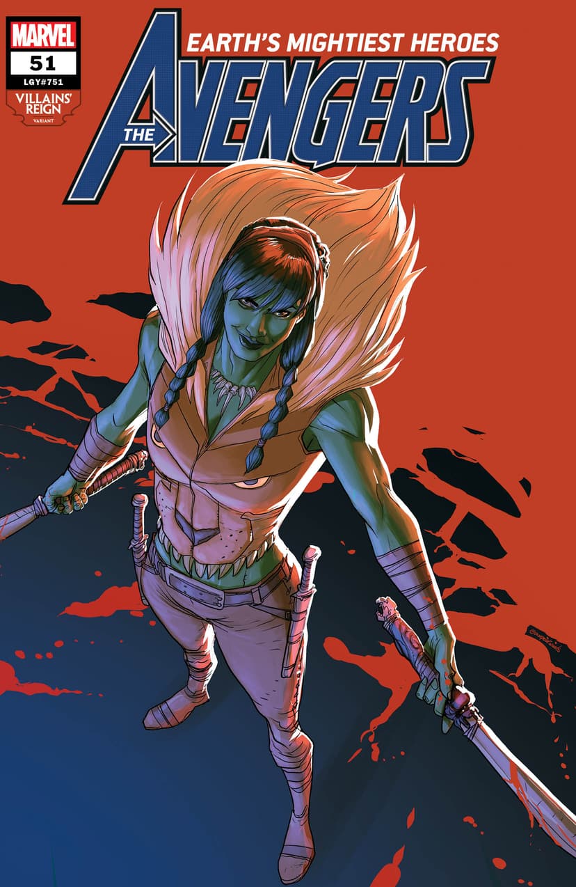 AVENGERS #51 Villains’ Reign Variant Cover by PETE WOODS
