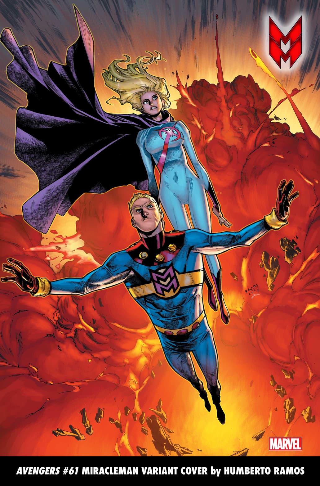 AVENGERS #61 MIRACLEMAN VARIANT COVER by HUMBERTO RAMOS, On Sale in October