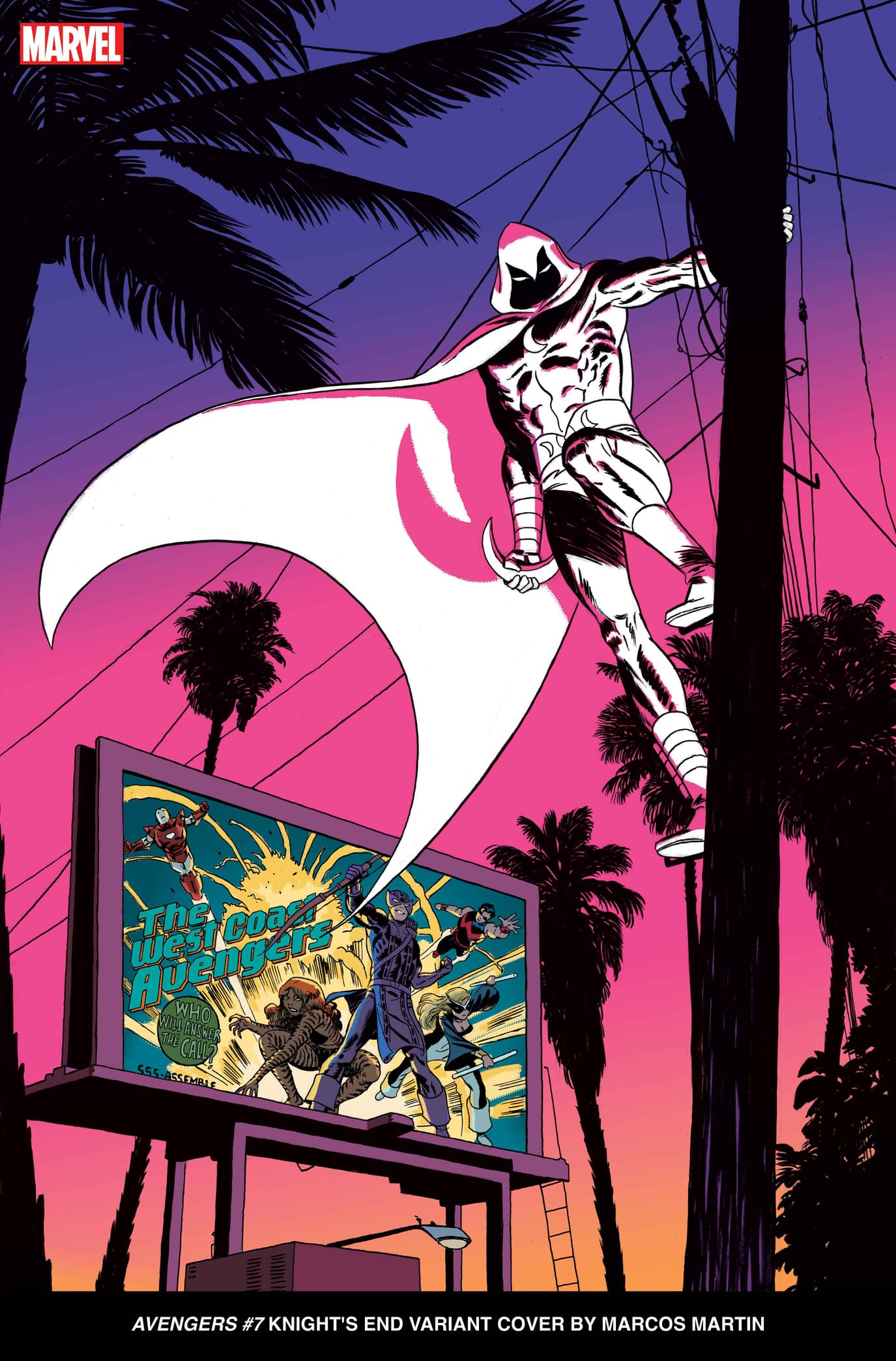 AVENGERS #7 Knight's End Variant Cover by Marcos Martin