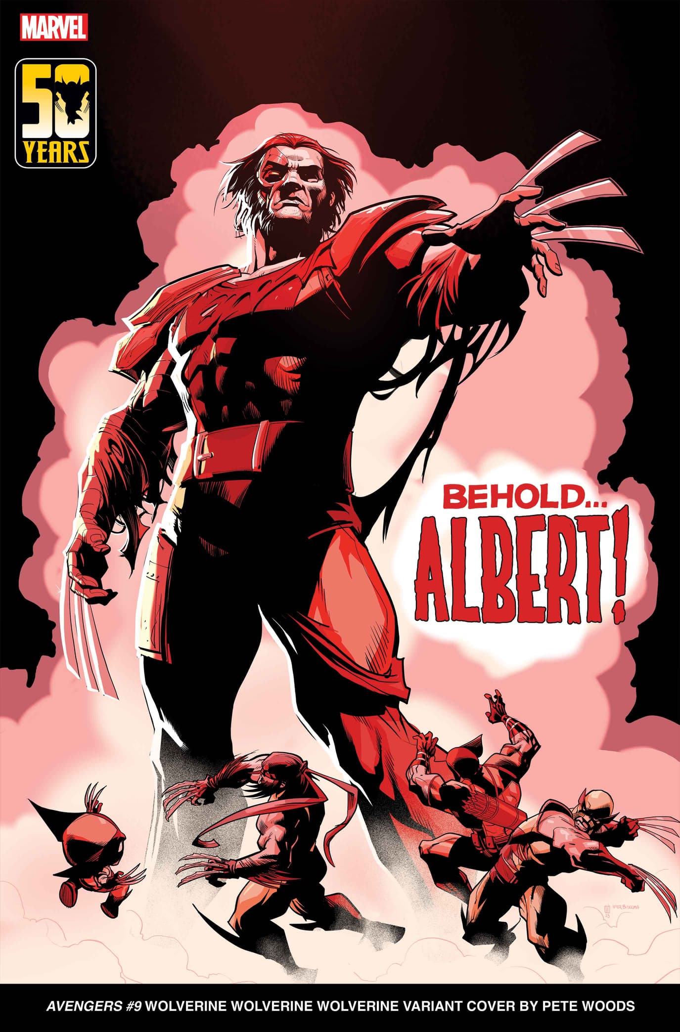 AVENGERS #9 Wolverine Wolverine Wolverine Variant Cover by Pete Woods​​​​​​​