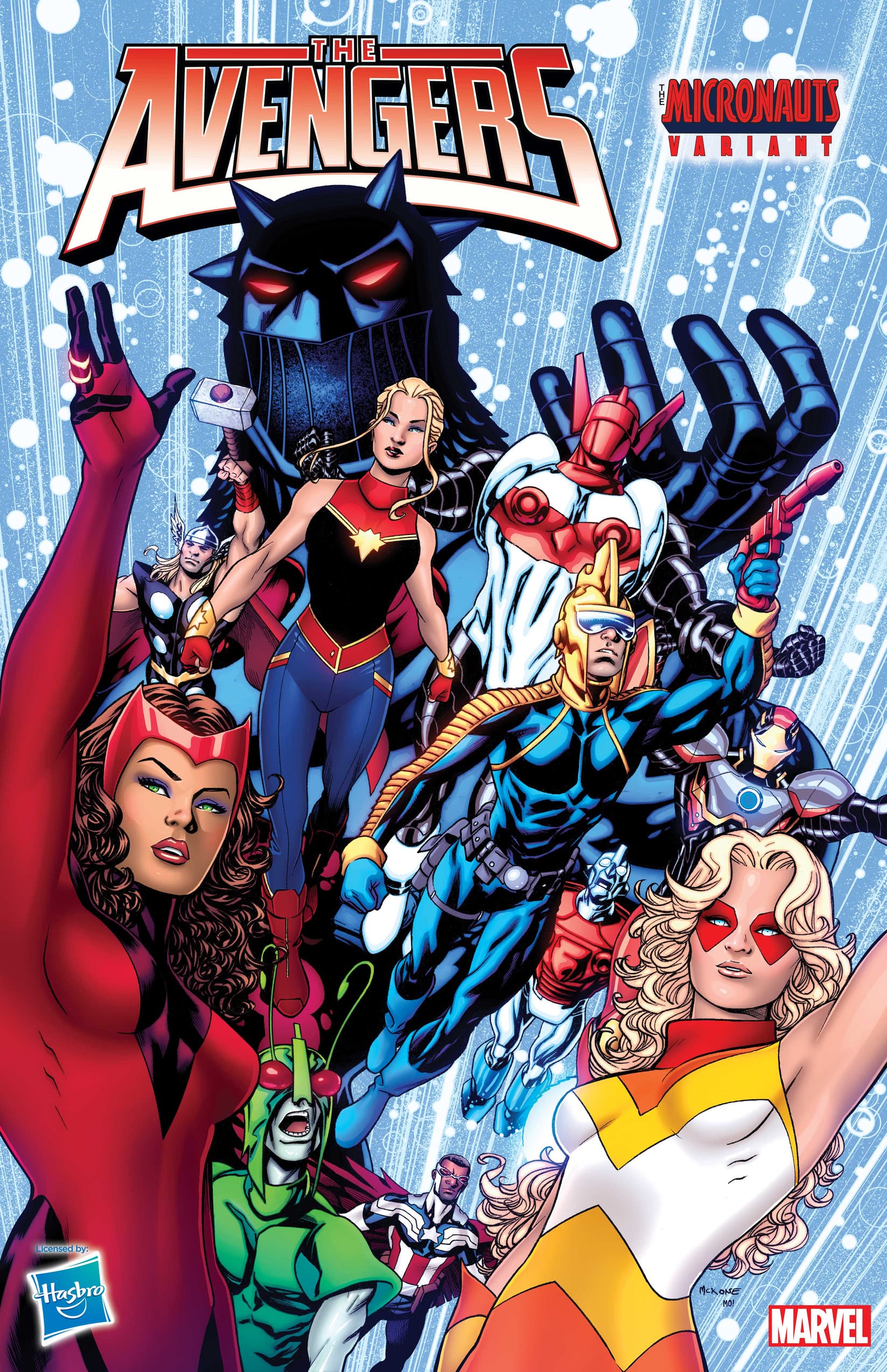 AVENGERS #13 Micronauts Variant Cover by Mike McKone