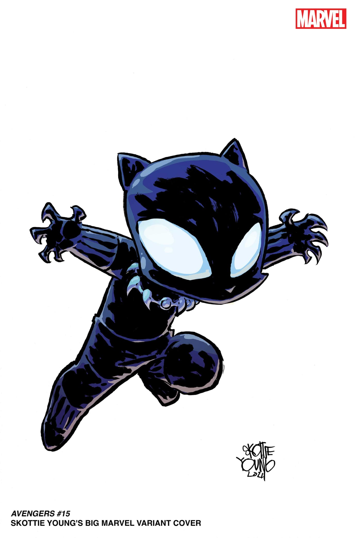 AVENGERS #15 Skottie Young's Big Marvel Variant Cover