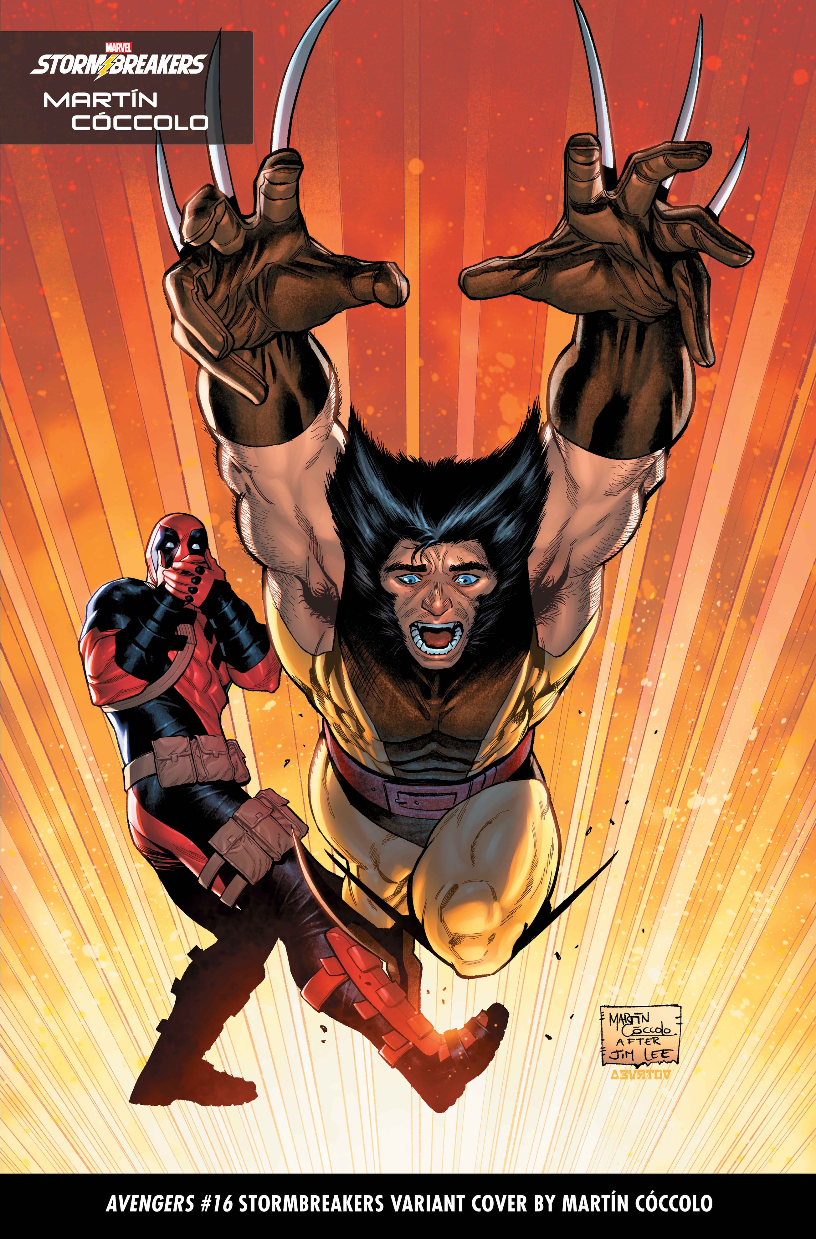 AVENGERS #16 Stormbreakers Variant Cover by Martin Coccolo