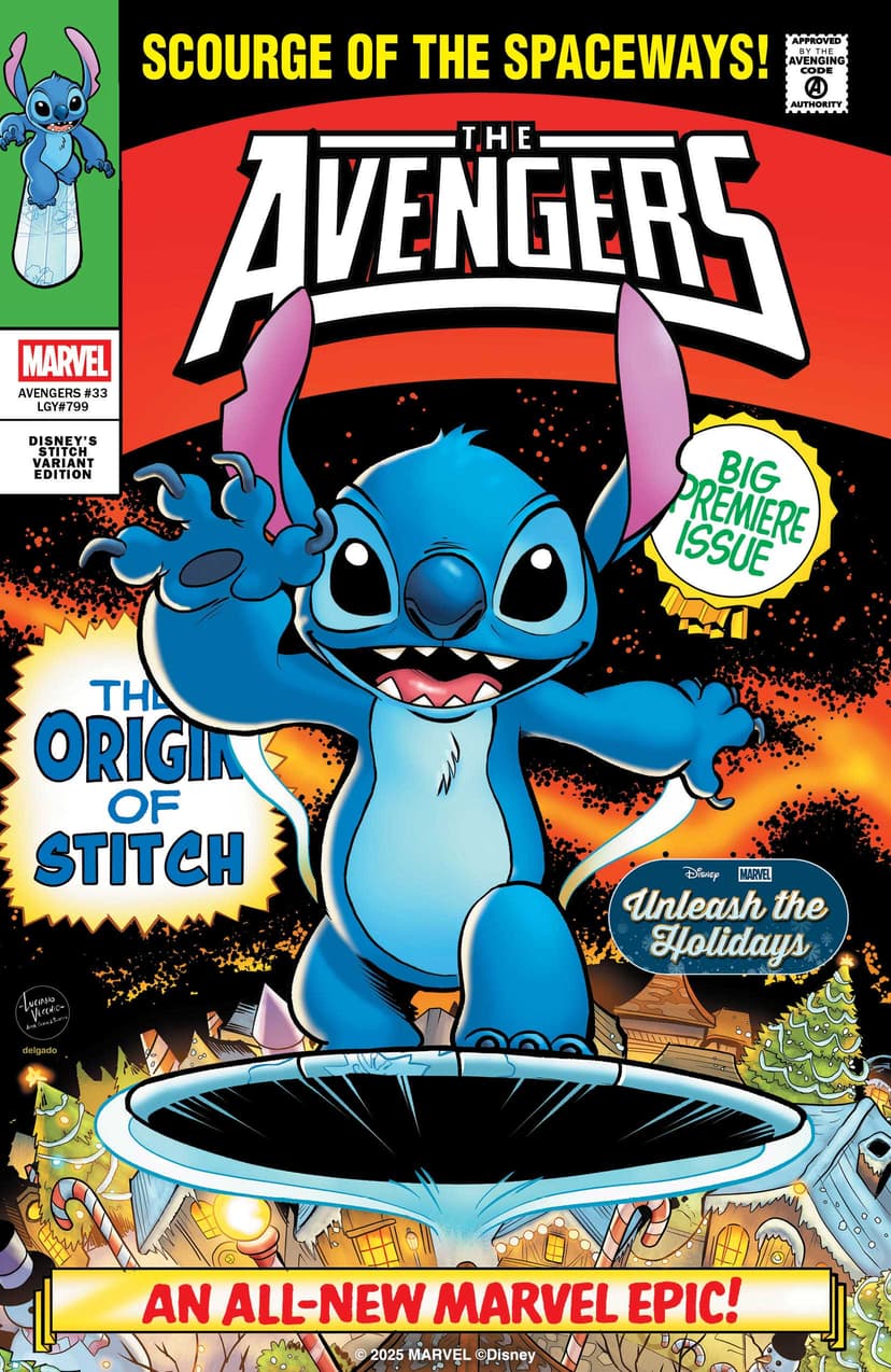 Stitch Wreaks Holiday Havoc In Marvel's New 'Stitch Unleash the