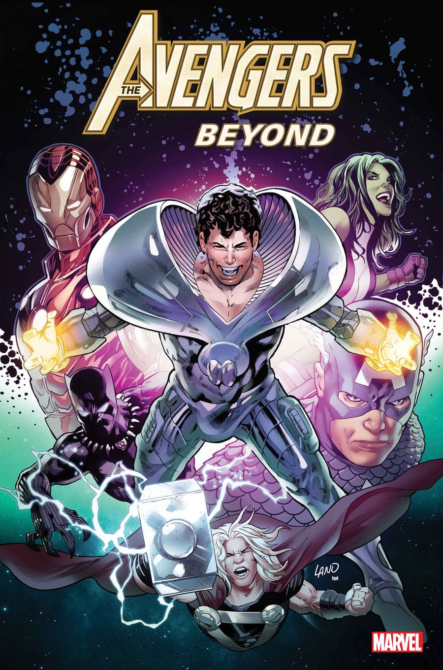 AVENGERS BEYOND #1 cover by Greg Land