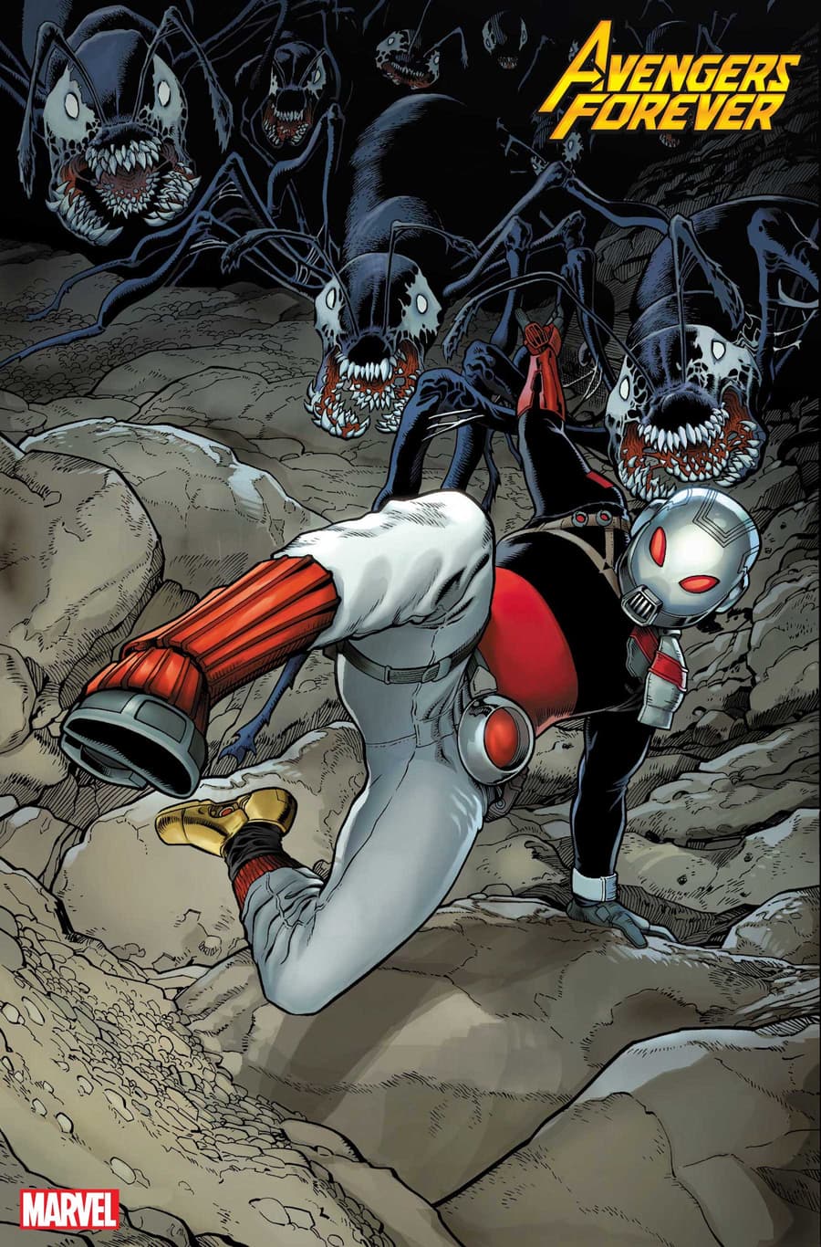 AVENGERS FOREVER #1 preview art by Aaron Kuder with colors by Jason Keith