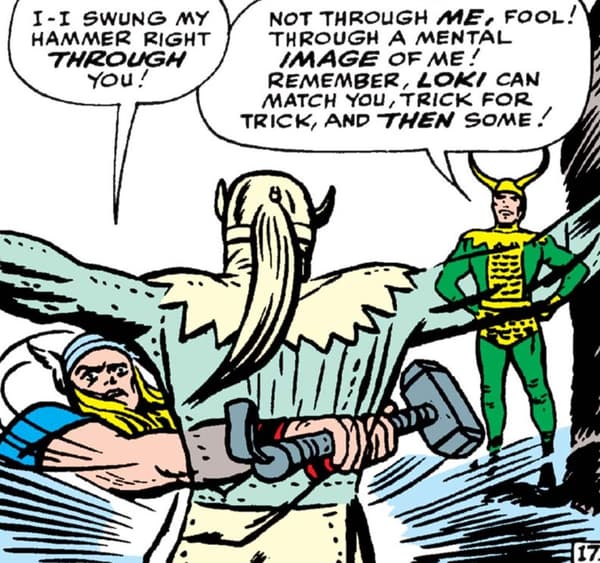 AVENGERS (1963) #1 panel by Stan Lee and Jack Kirby