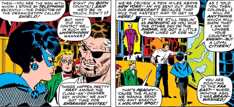 Nick Fury makes Black Widow an offer