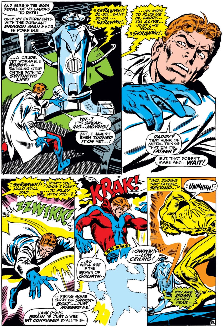 Hank Pym realizes creates Ultron