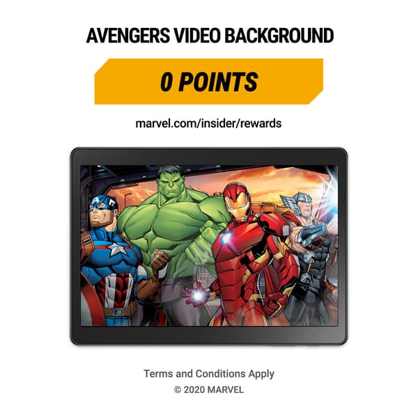 Marvel Insider Rewards: Avengers Video Background 0 points