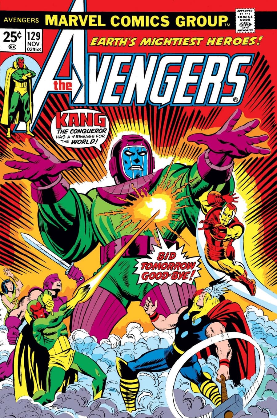 AVENGERS (1963) #129 cover by Ron Wilson