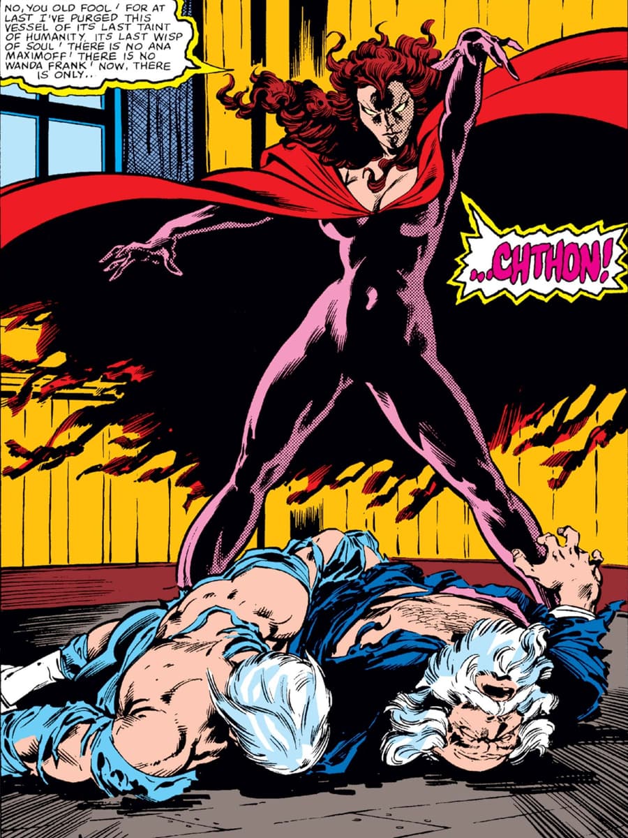 AVENGERS (1963) #186 panel by Steven Grant, Mark Gruenwald, David Michelinie, and John Byrne