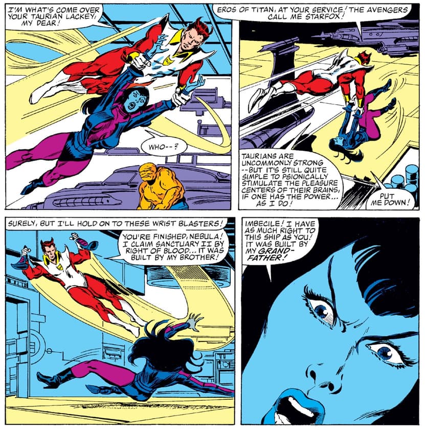 Meeting Nebula in AVENGERS (1963) #260.