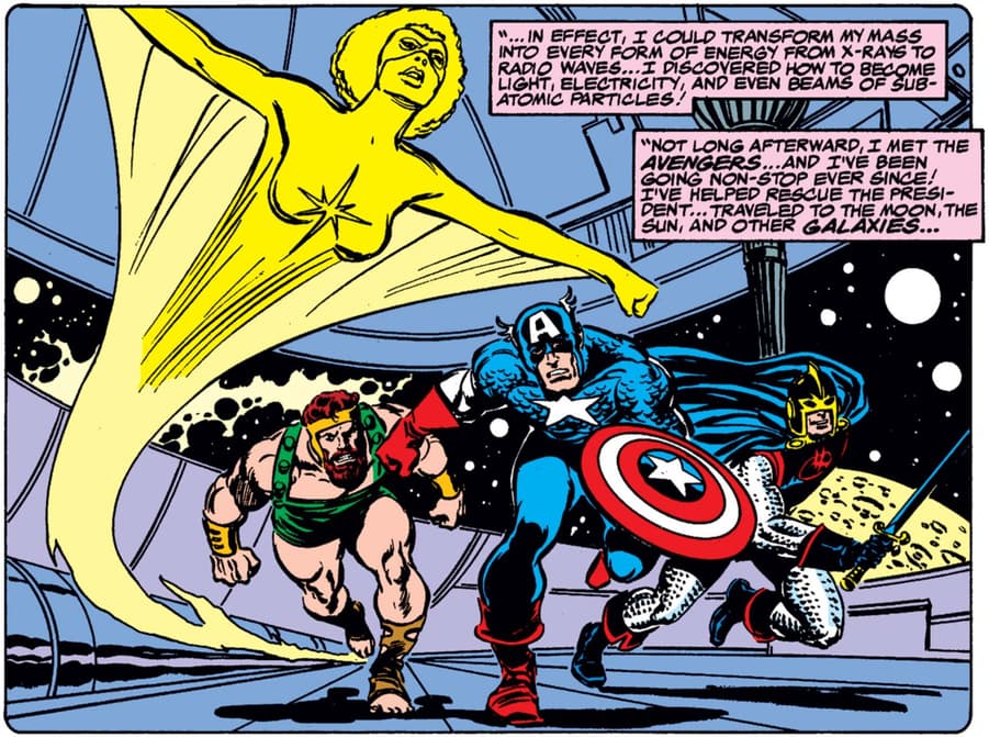 AVENGERS (1963) #279 panel by Roger Stern, John Buscema, and Tom Palmer
