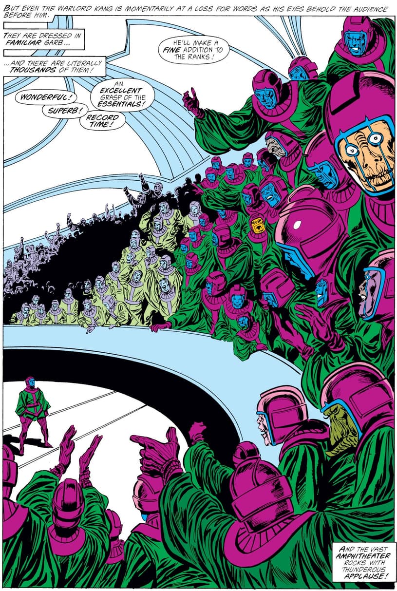 The Council of Cross-Time Kangs in AVENGERS (1963) #292.