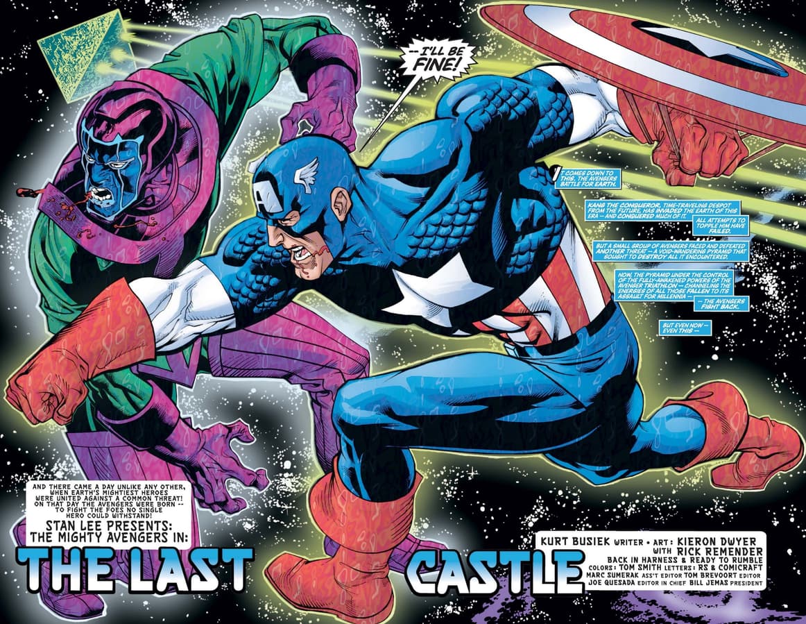 AVENGERS (1998) #53 page by Kurt Busiek and Kieron Dwyer