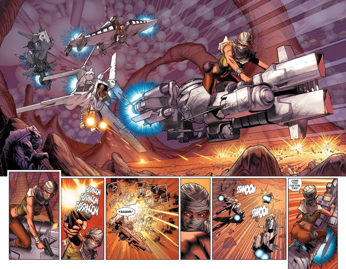 AVENGERS (2010) #31 page by Brian Michael Bendis, Brandon Peterson, and Mike Mayhew