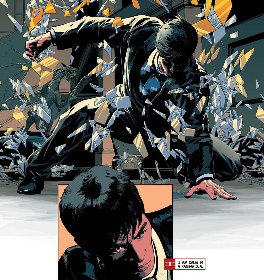 Shang-Chi stars as an Avenger in AVENGERS (2012) #11.