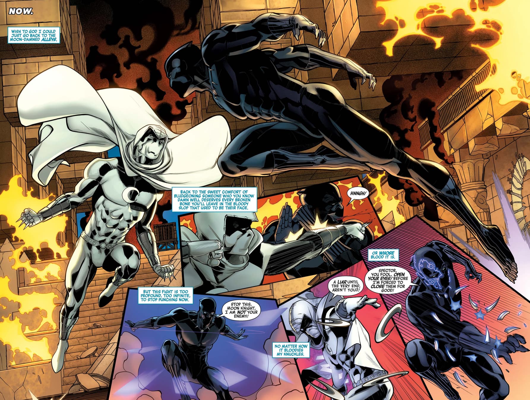 Moon Knight versus Black Panther