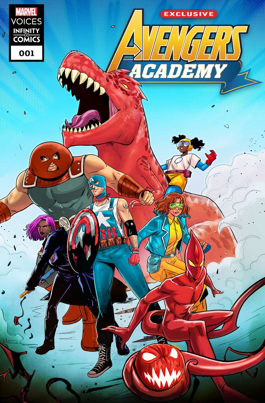 AVENGERS ACADEMY: MARVEL’S VOICES INFINITY COMIC (2024) #1 cover by Carola Borelli