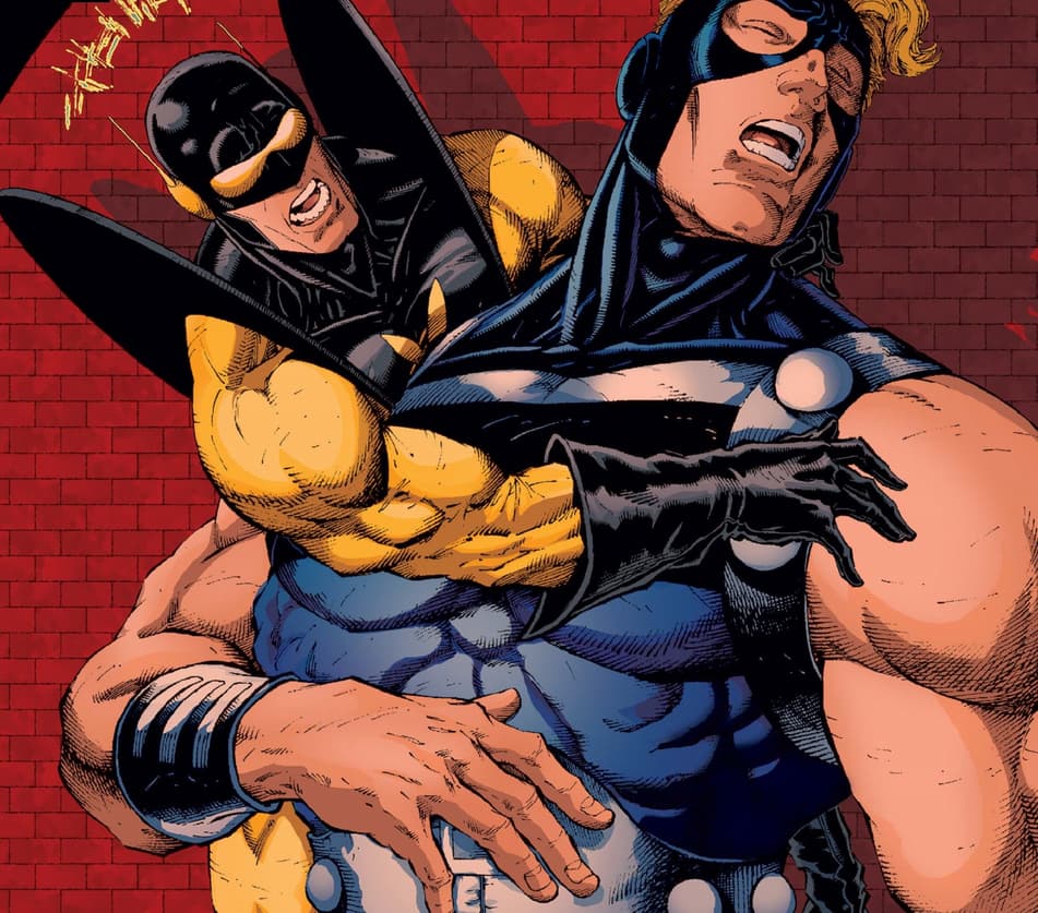 Cover to AVENGERS ANNUAL (2001) #1.