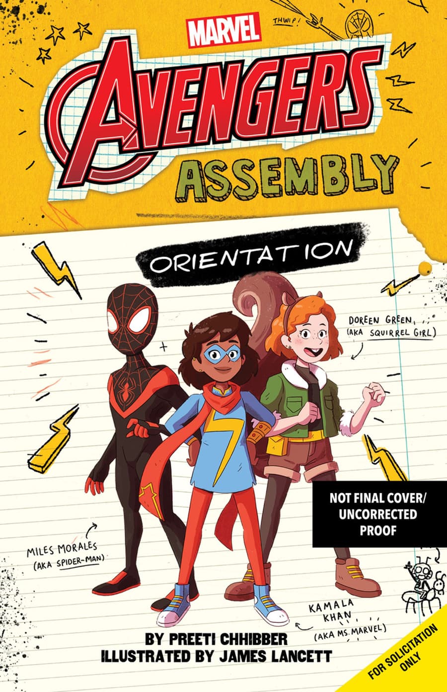 Avengers Assembly: Orientation cover by James Lancett