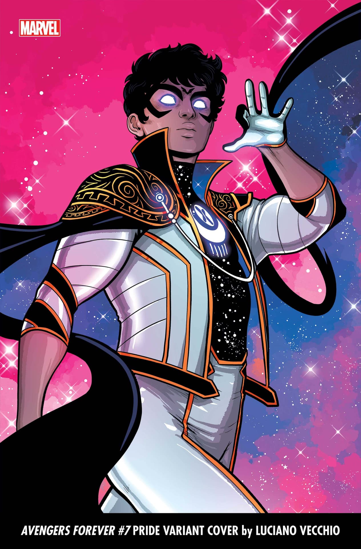 Avengers Forever #7 Pride Variant Cover by Luciano Vecchio