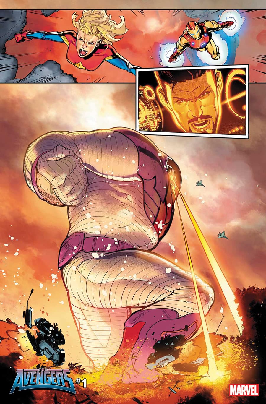 AVENGERS (2023) #1 interior artwork by C.F. Villa