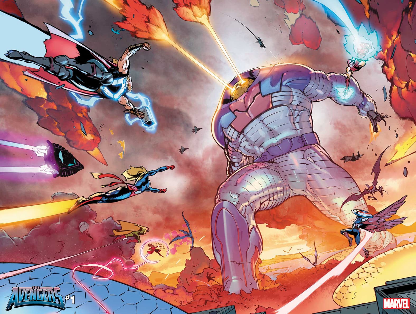 AVENGERS (2023) #1 interior artwork by C.F. Villa