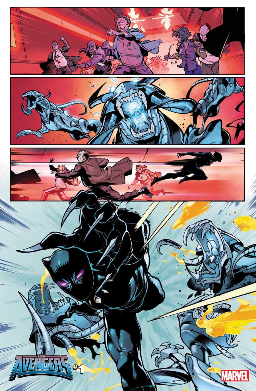 AVENGERS (2023) #1 interior artwork by C.F. Villa