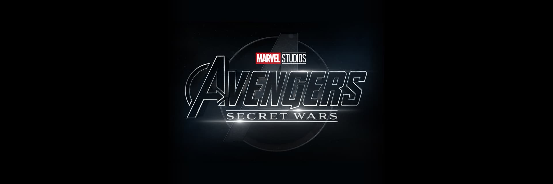 Marvel Studios' Avengers: Secret Wars Movie Logo on Black