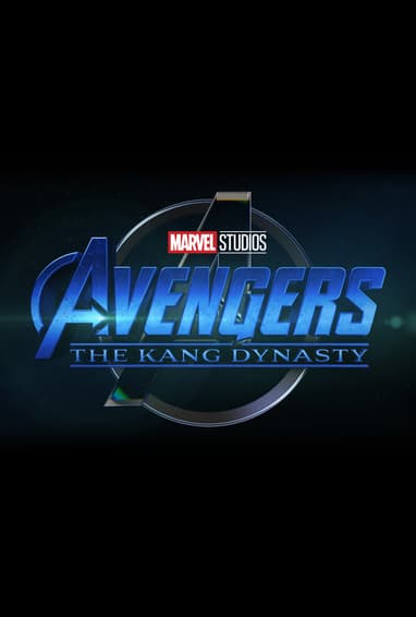 Marvel Studios' Avengers: The Kang Dynasty Movie Logo on Black