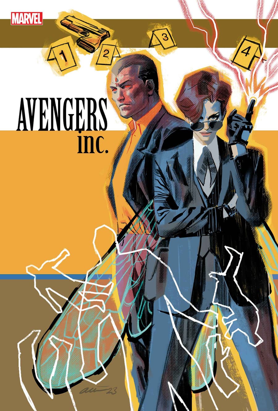 AVENGERS INC. #1 cover by Daniel Acuña