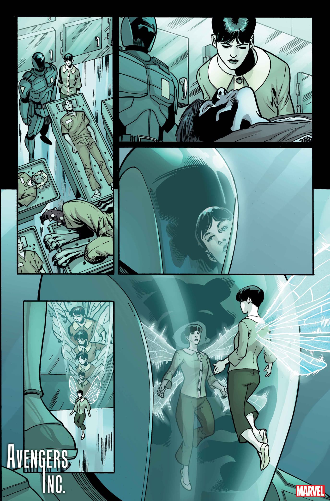 AVENGERS INC. #1 interior artwork by Leonard Kirk