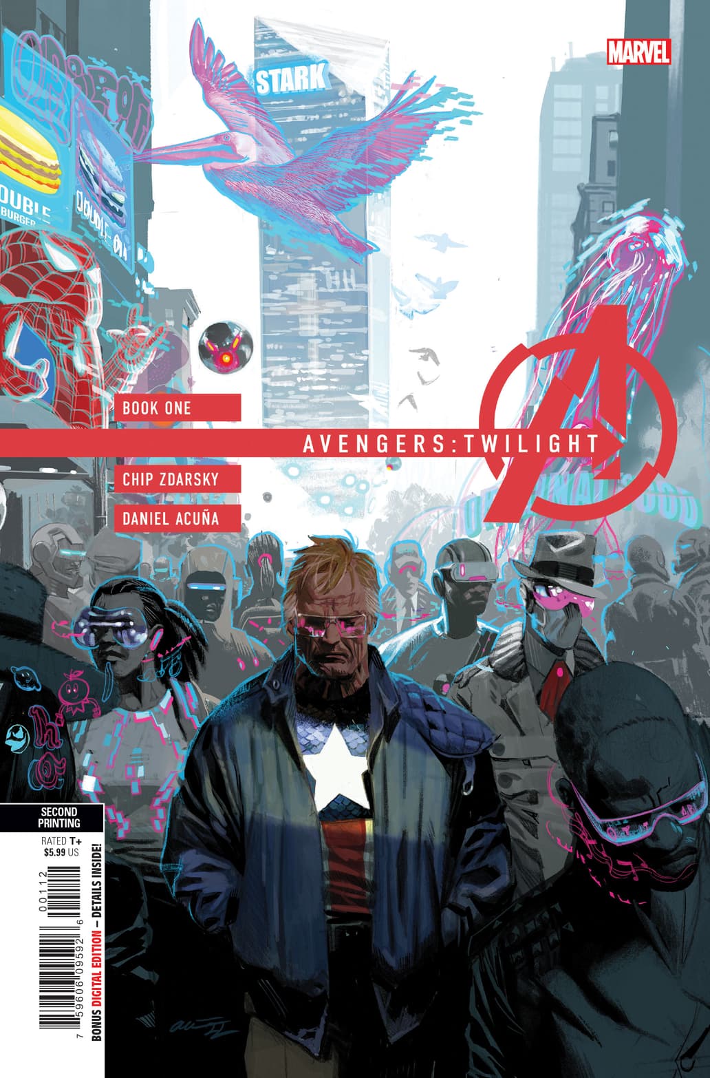 AVENGERS: TWILIGHT #1 Second Printing Variant Cover by Daniel Acuña
