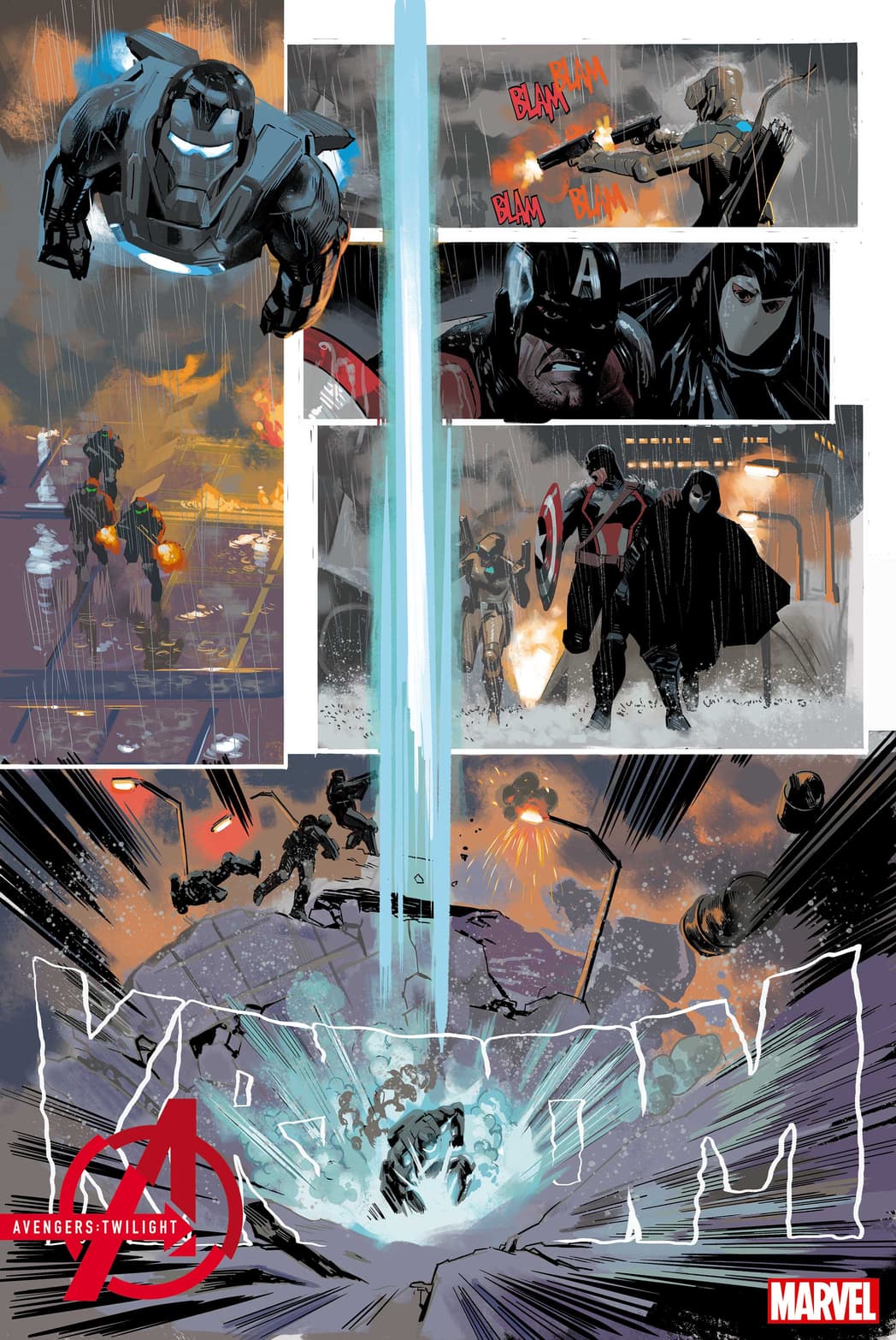 AVENGERS: TWILIGHT #3 interior artwork by Daniel Acuña