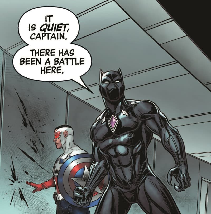 Preview panels from AVENGERS UNITED INFINITY COMIC (2023) #1.