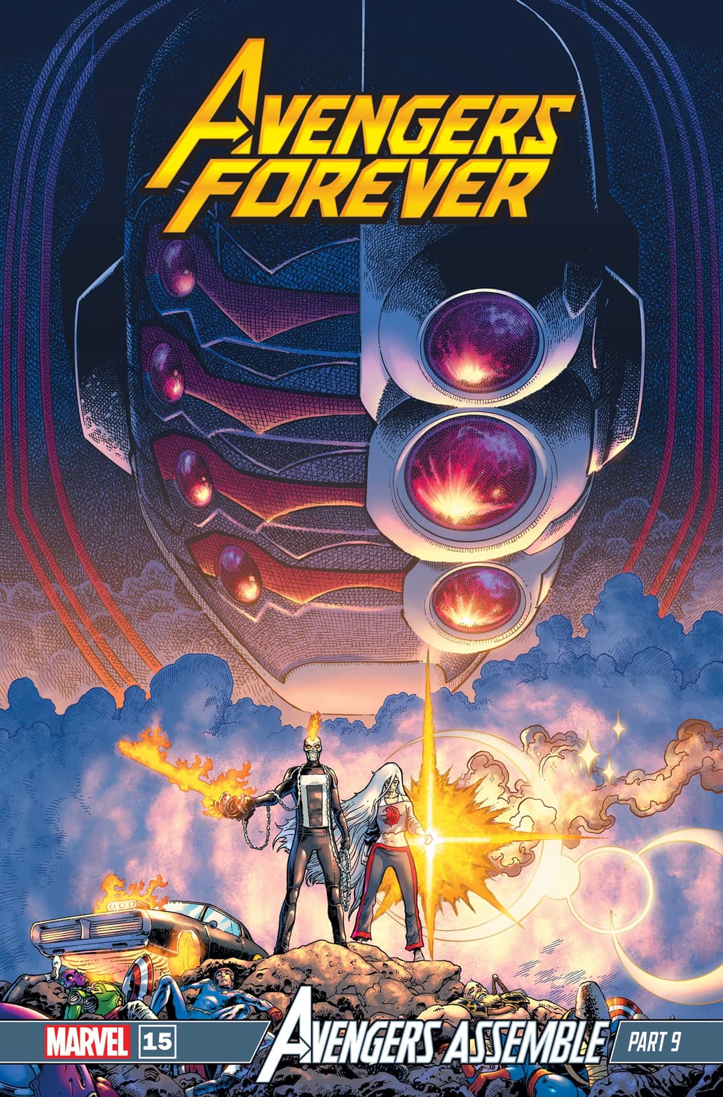 AVENGERS FOREVER #15 Art and Cover by AARON KUDER 